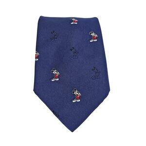 DISNEY BALANCINE PRESENTS THE TIE WORK MICKEY MOUSE MEN'S BLUE 3.5" NECK TIE